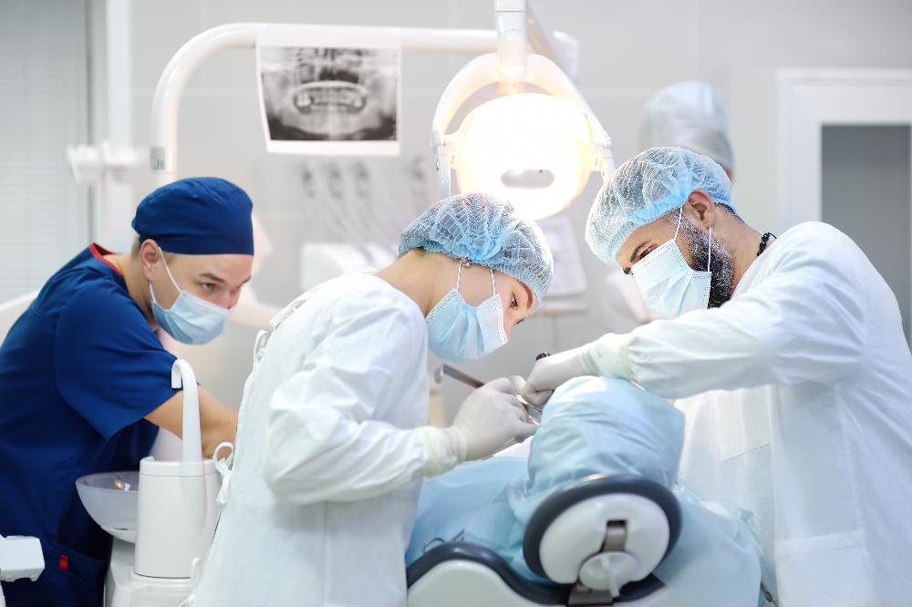 dentists performing treatment on patient | sedation dentist high point nc