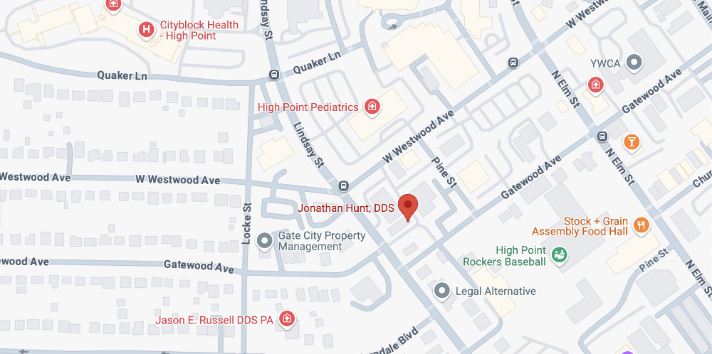 google map pin jonathan hunt dds | dentist near me