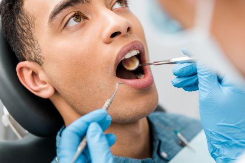 patient receiving dental exam | general dentist high point nc